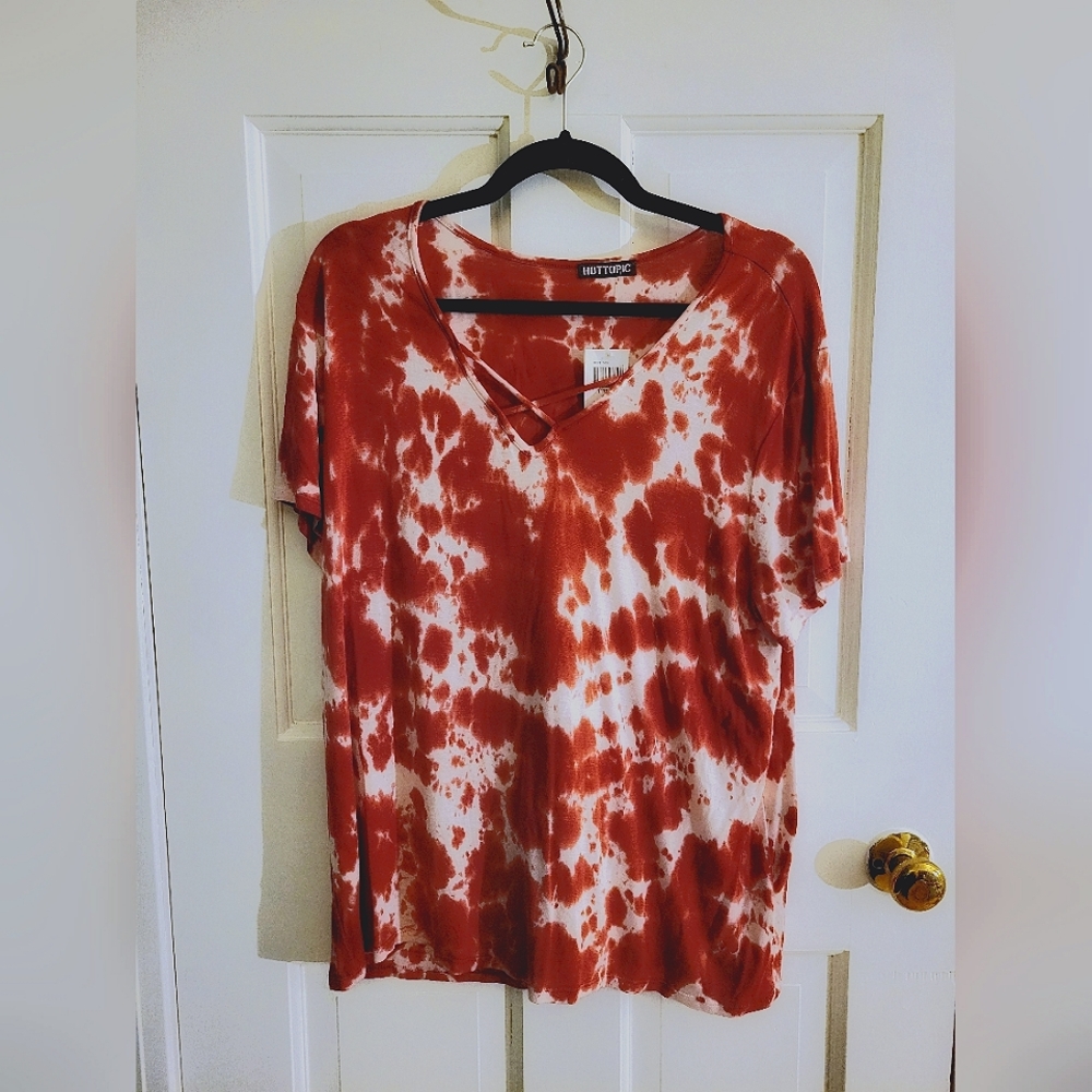 Hot Topic Tie Dye Strappy Top